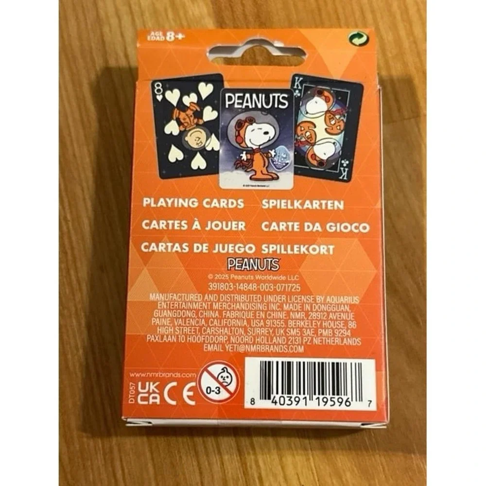 Peanuts Astronaut‎ Snoopy Playing Cards